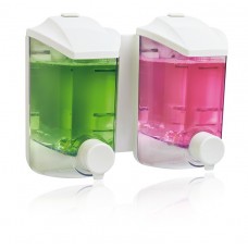 Damla Double Soap & Shampoo Dispenser